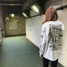 Load image into Gallery viewer, [serial experiments lain + messa store] Psyche Long sleeve T-shirt -WHITE-
