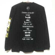 Load image into Gallery viewer, [Cyberia Layer  + messa store] Logotype Long sleeve T-shirt -BLACK-

