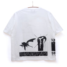 Load image into Gallery viewer, [Panzer Dragoon Saga + messa store] Imperial Air Force Azel Big Silhouette T-shirt-WHITE-

