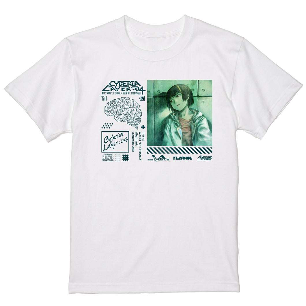[Cyberia Layer + messa store] Neural Network T-shirt -WHITE-