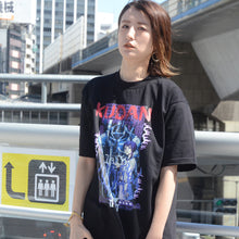 Load image into Gallery viewer, [serial experiments lain + KUDAN] ENTROPY T-shirt-BLACK-
