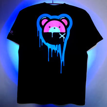 Load image into Gallery viewer, [serial experiments lain + NUMBER 3] GRAFF BEAR T-shirt-BLACK-
