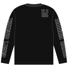 Load image into Gallery viewer, [Cyberia Layer + messa store] WAVEFORM Long sleeve T-shirt -BLAXK-
